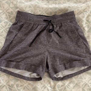 Lululemon Grey Cuffed Shorts